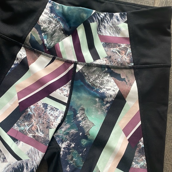 Yoga patterned leggings Joy Lab womens M - Picture 3 of 4